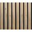 Outdoor-Akustikpaneel 'HydroLine' Thermo-Fichte basaltgrau geölt 2400 x 561 x 19 mm