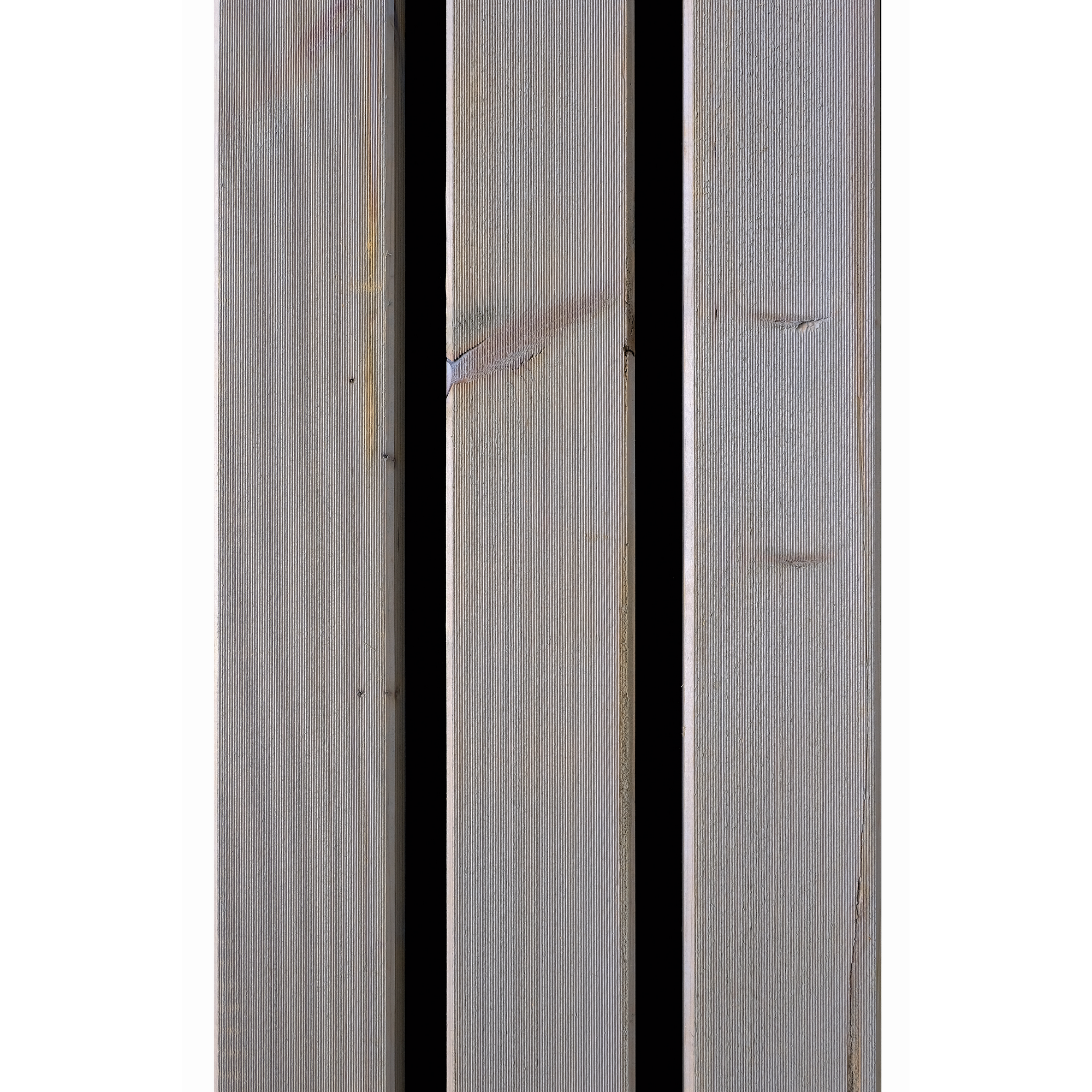 Outdoor-Akustik-Paneel 'HydroLine' Thermo Fichte geölt basaltgrau 2380 x 561 x 25 mm