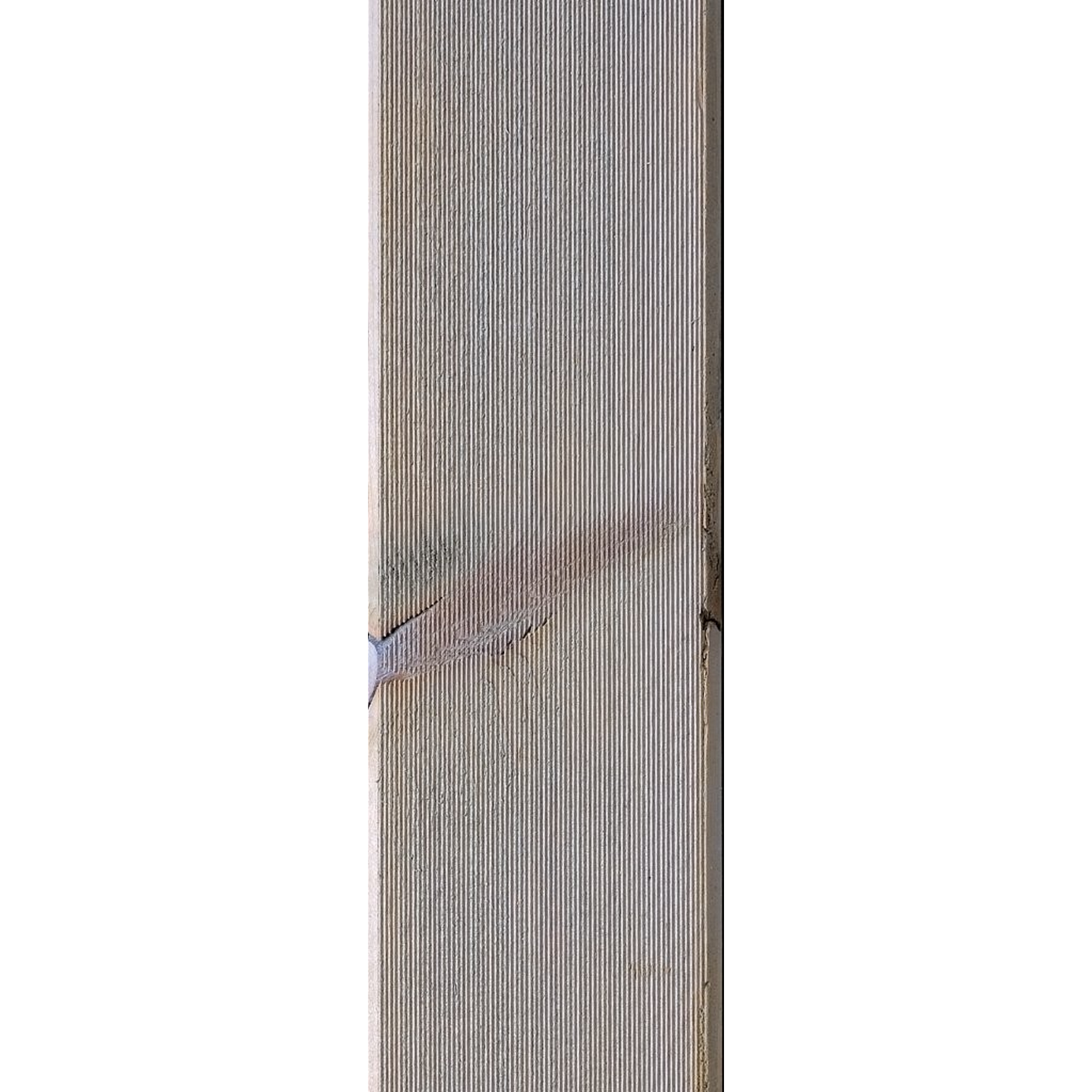 Outdoor-Akustik-Paneel 'HydroLine' Thermo Fichte geölt basaltgrau 2380 x 561 x 25 mm