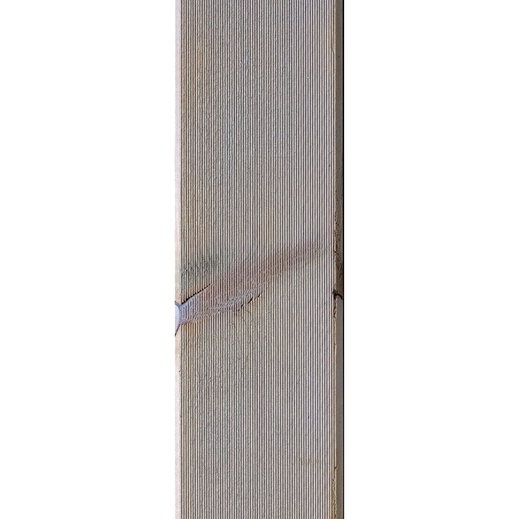 Outdoor-Akustik-Paneel 'HydroLine' Thermo Fichte geölt basaltgrau 2380 x 561 x 25 mm
