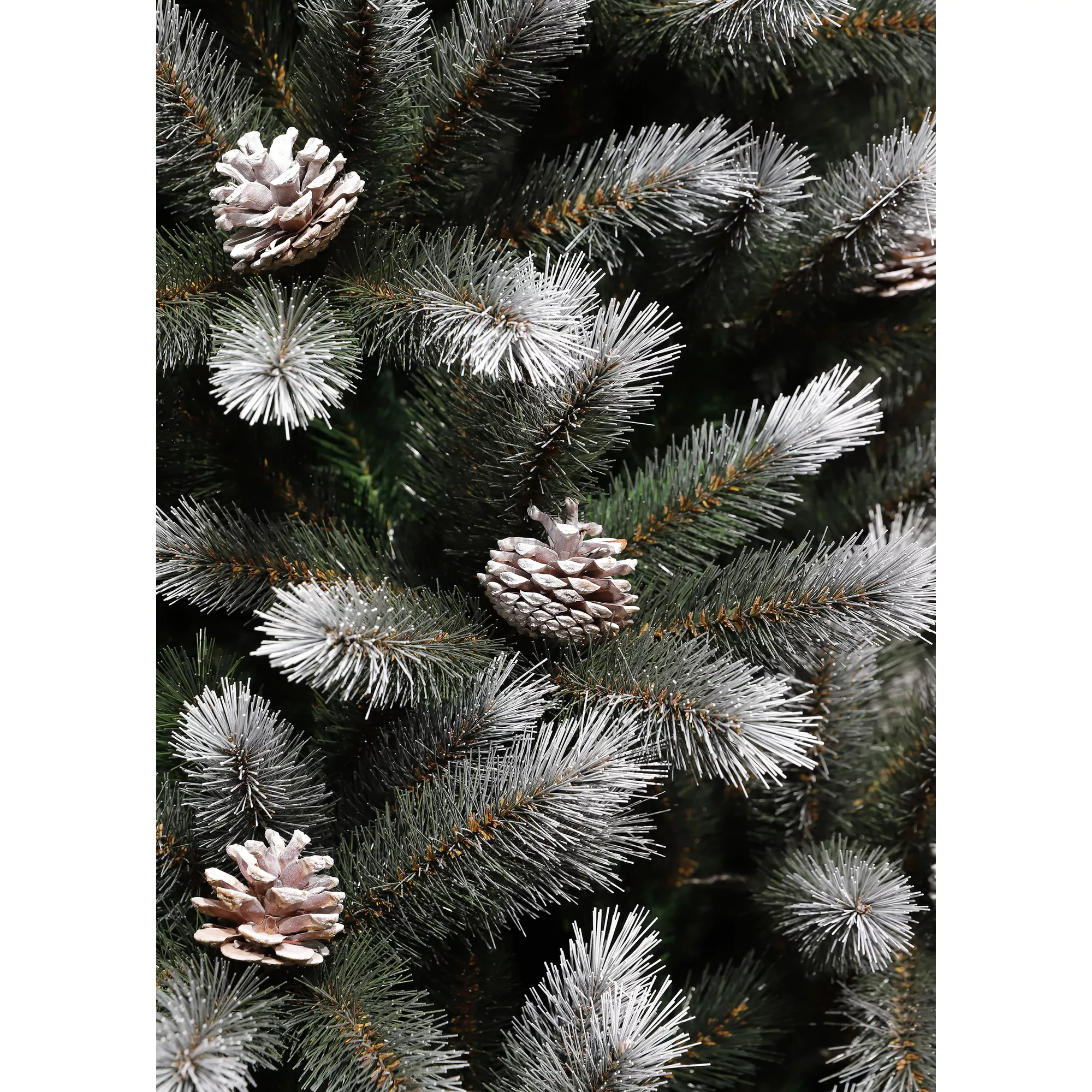 Künstlicher Weihnachtsbaum 'Aspen' grün frosted Ø 102 x 185 cm