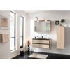 Waschtischunterschrank 'Vita' Eichefarben Braun/schwarz 100 x 50 x 46 cm