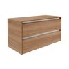 Waschtischunterschrank 'Vita' Eichefarben Braun/weiß 100 x 51,6 x 46,5 cm