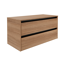 Waschtischunterschrank 'Vita' Eichefarben Braun/schwarz 100 x 51,6 x 46,5 cm