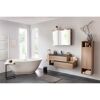 Midischrank 'Vita' Eichefarben Braun links 40,2 x 125,7 x 32 cm