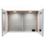 Spiegelschrank 'Vita' Eichefarben Braun 100,2 x 69,6 x 26,5 cm