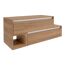 Waschtischunterschrank 'Vita' Eichefarben Braun/weiß links 128,7 x 51,6 x 46,5 cm