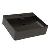 Aufsatz-Waschtisch 'Vita' Keramik schwarz 50 x 13 x 42 cm