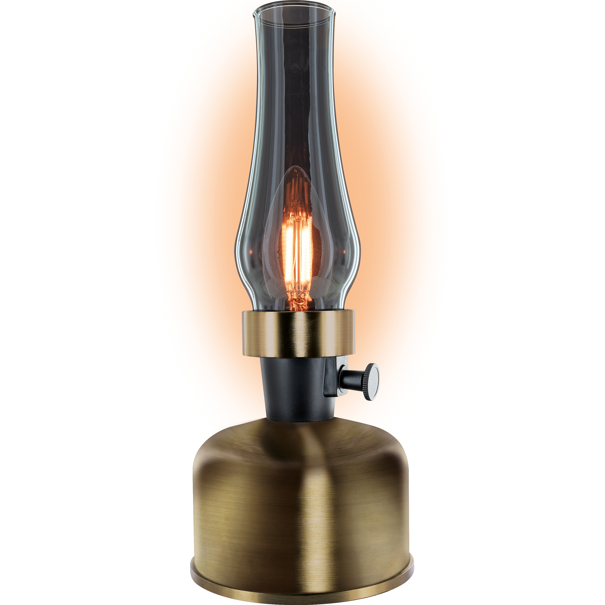 Akku-LED-Tischleuchte 'TILA0801' messingfarben 2,2 W