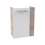 Glasbecken mit Unterschrank 'SBC' Hahnloch rechts grau/Eschefarben 45 x 61,5 x 25 cm