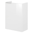 Glasbecken mit Unterschrank 'SBC' Hahnloch rechts grau/weiß 45 x 61,5 x 25 cm