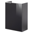 Glasbecken mit Unterschrank 'SBC' Hahnloch rechts grau/anthrazit 45 x 61,5 x 25 cm