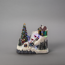 LED-Szenerie 'Rodelbahn' 19 LED bunt 13 x 18,5 x 21,5 cm