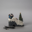 LED-Szenerie 'Rodelbahn' 19 LED bunt 13 x 18,5 x 21,5 cm