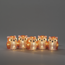 LED-Dekofigur 'Eule' 40 LED warmweiß 7,5 x 10 x 7,5 cm 5 Stück