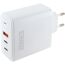 Ladeadapter weiß 65 W 1 x USB-A/2 x USB-C