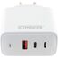 Ladeadapter weiß 65 W 1 x USB-A/2 x USB-C