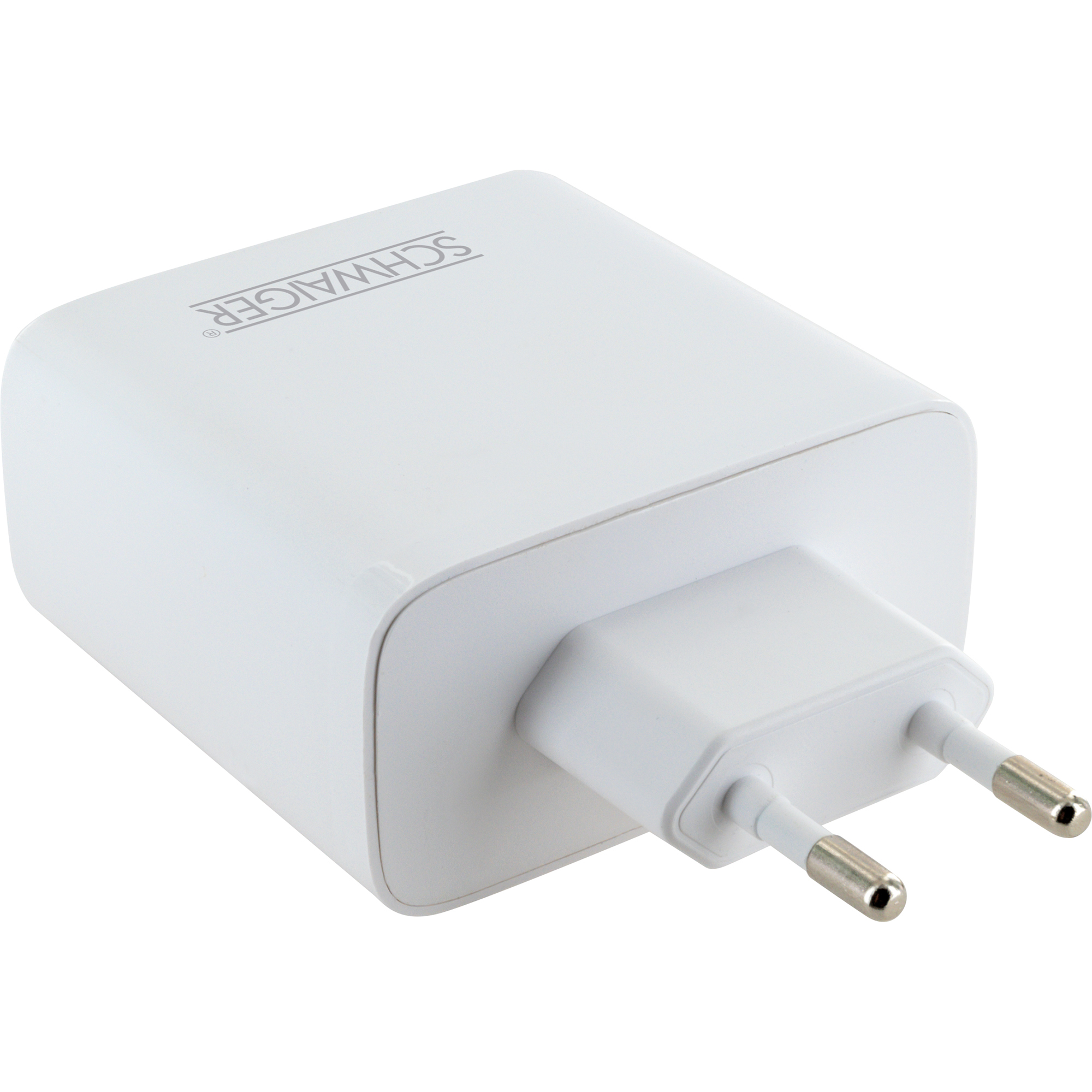 Ladeadapter weiß 65 W 1 x USB-A/2 x USB-C