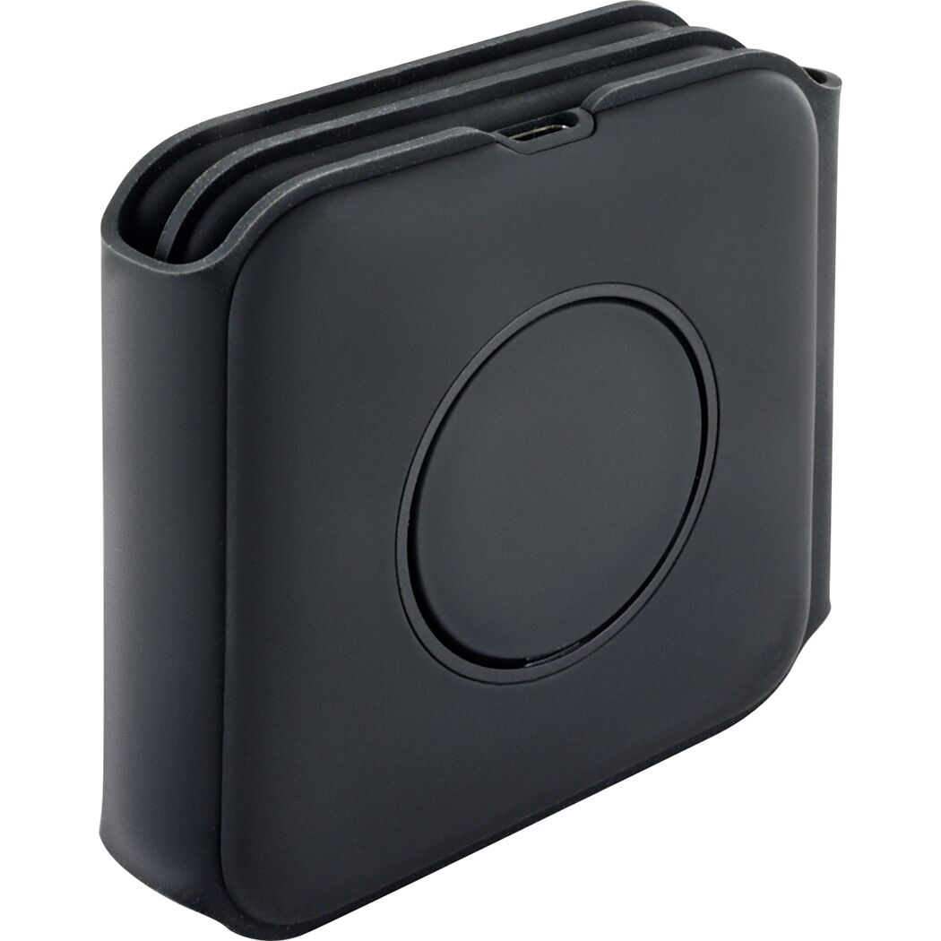 Ladeplatte schwarz 3in1 klappbar QI-Ladefunktion
