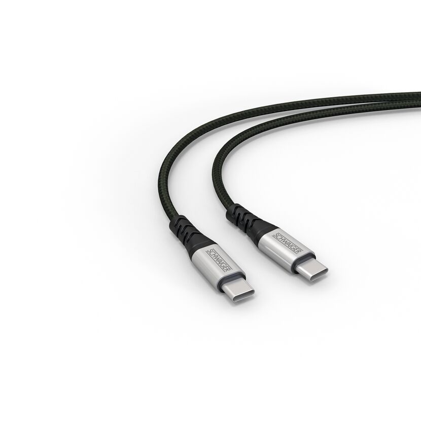 Ladekabel schwarz Lightning auf USB-A 1,2 m