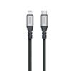 Ladekabel schwarz Lightning auf USB-C 1,2 m