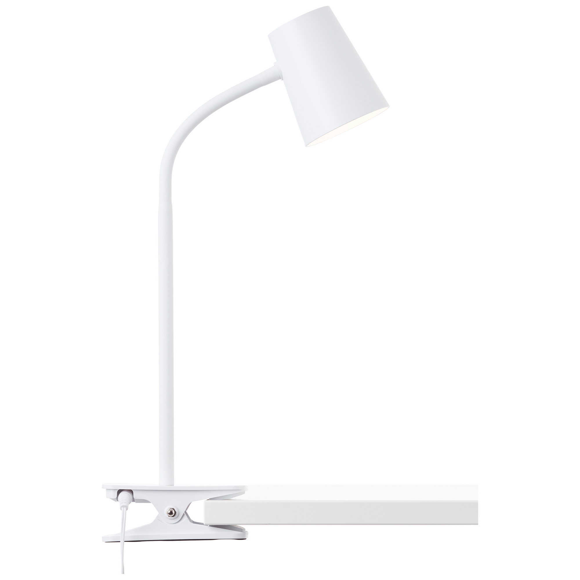 LED-Klemmleuchte 'Adda' weiß 11,4 x 42 x 7,4 cm