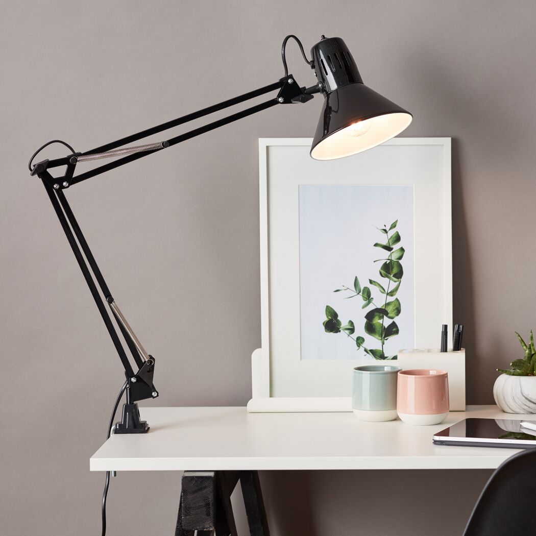 LED-Klemmlampe 'Hobby' E27 Ø 17 x 70 cm