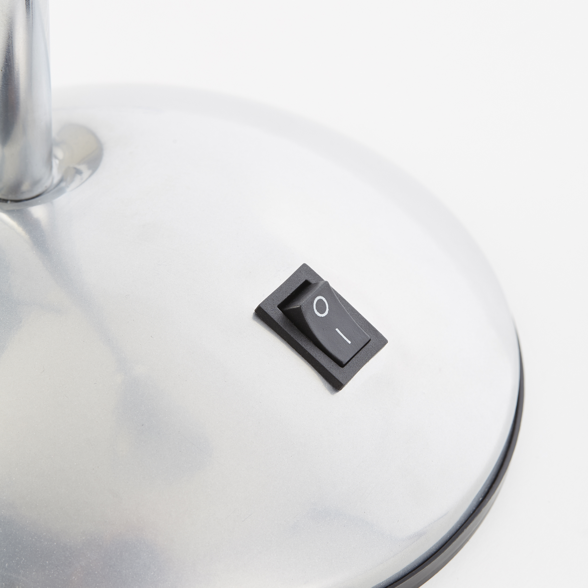 Tischleuchte 'Allison' silbern 14,3 x 33,5 x 22 cm