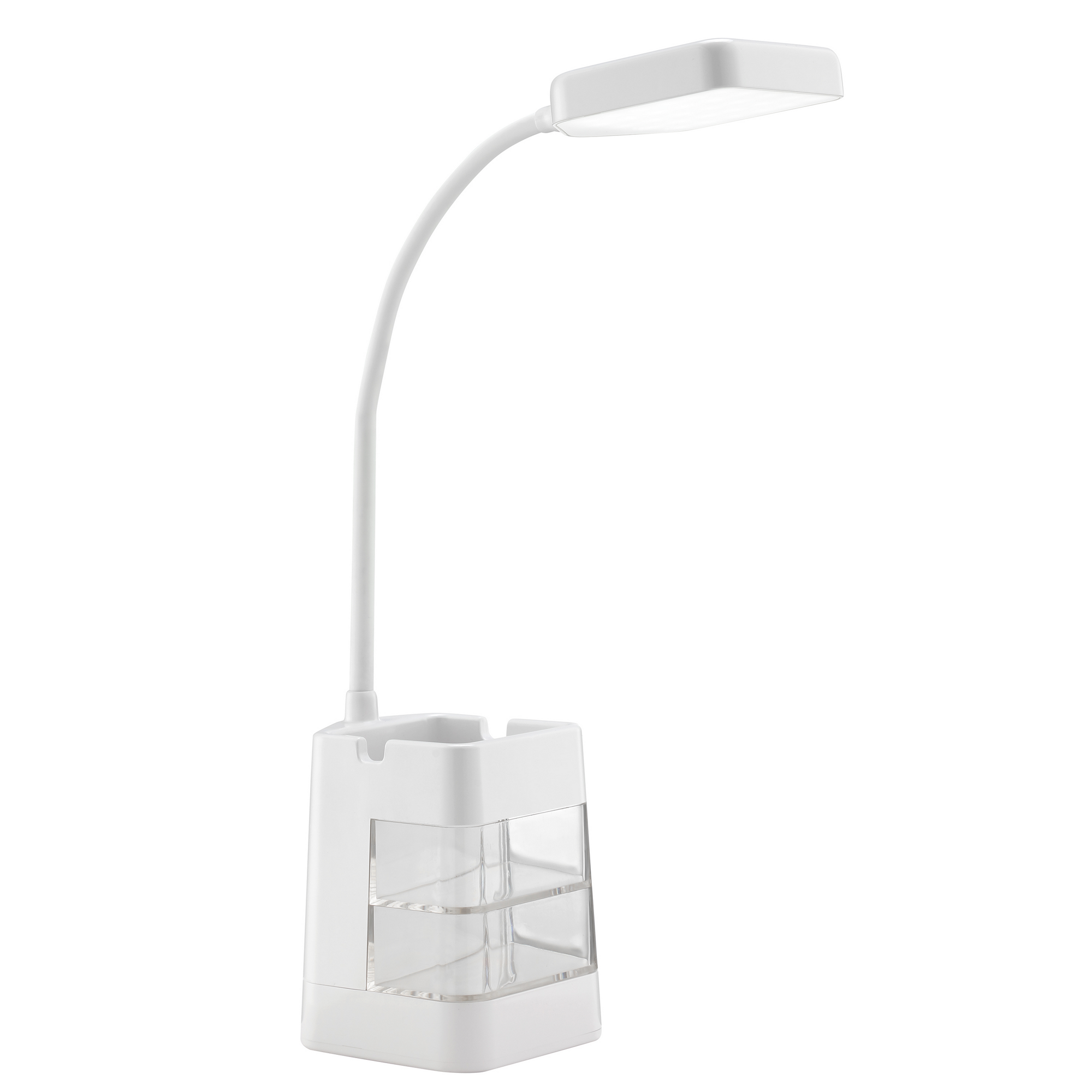 Schreibtischleuchte 'Rena' weiß 9,2 x 50,5 x 10,6 cm