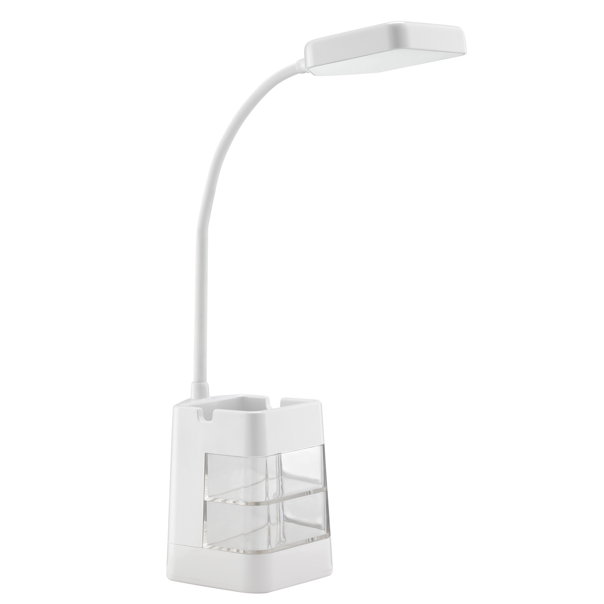 Schreibtischleuchte 'Rena' weiß 9,2 x 50,5 x 10,6 cm