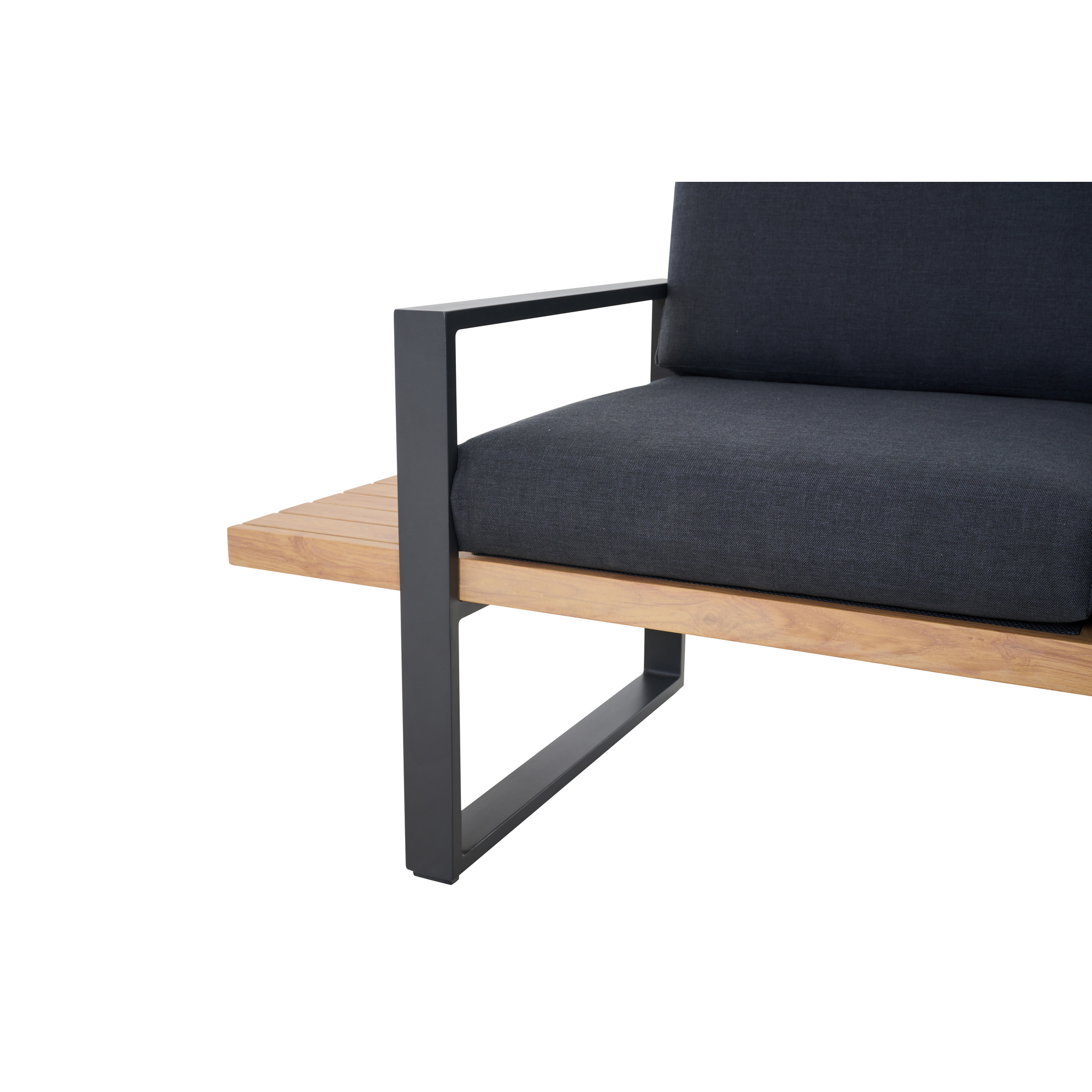 Loungemöbelset 'Bari' Aluminium anthrazit 2-teilig