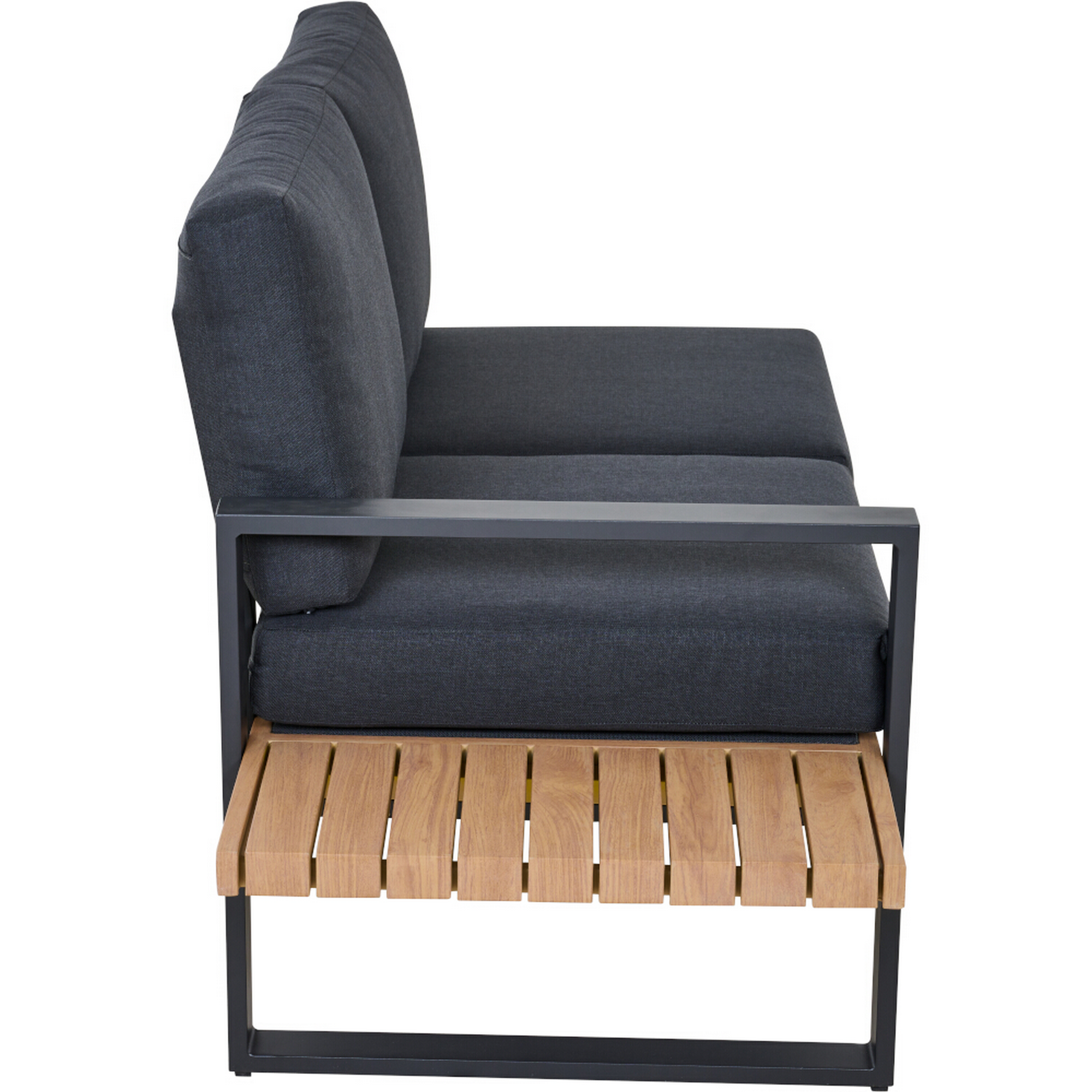 Loungemöbelset 'Bari' Aluminium anthrazit 2-teilig