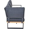 Gartenmöbel-Sofa von der Seite