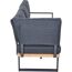 Gartenmöbel-Sofa von der Seite