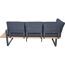 Gartenecksofa von hinten