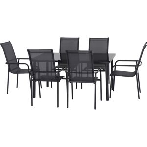 Gartenmöbel-Set 'Montero' anthrazit 7-teilig