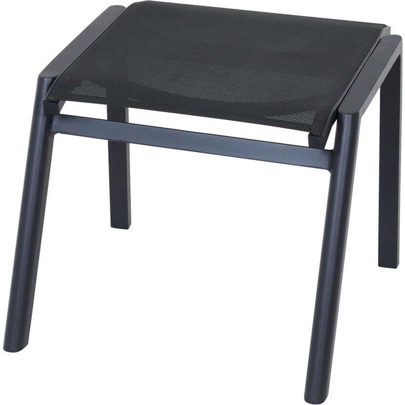 Gartenhocker 'Bologna' stapelbar Aluminium anthrazit 53 x 45 x 50 cm