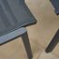 Gartenhocker 'Bologna' stapelbar Aluminium anthrazit 53 x 45 x 50 cm