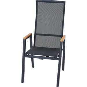 Sessel 'Bologna' anthrazit/matt 113 x 75,5 cm