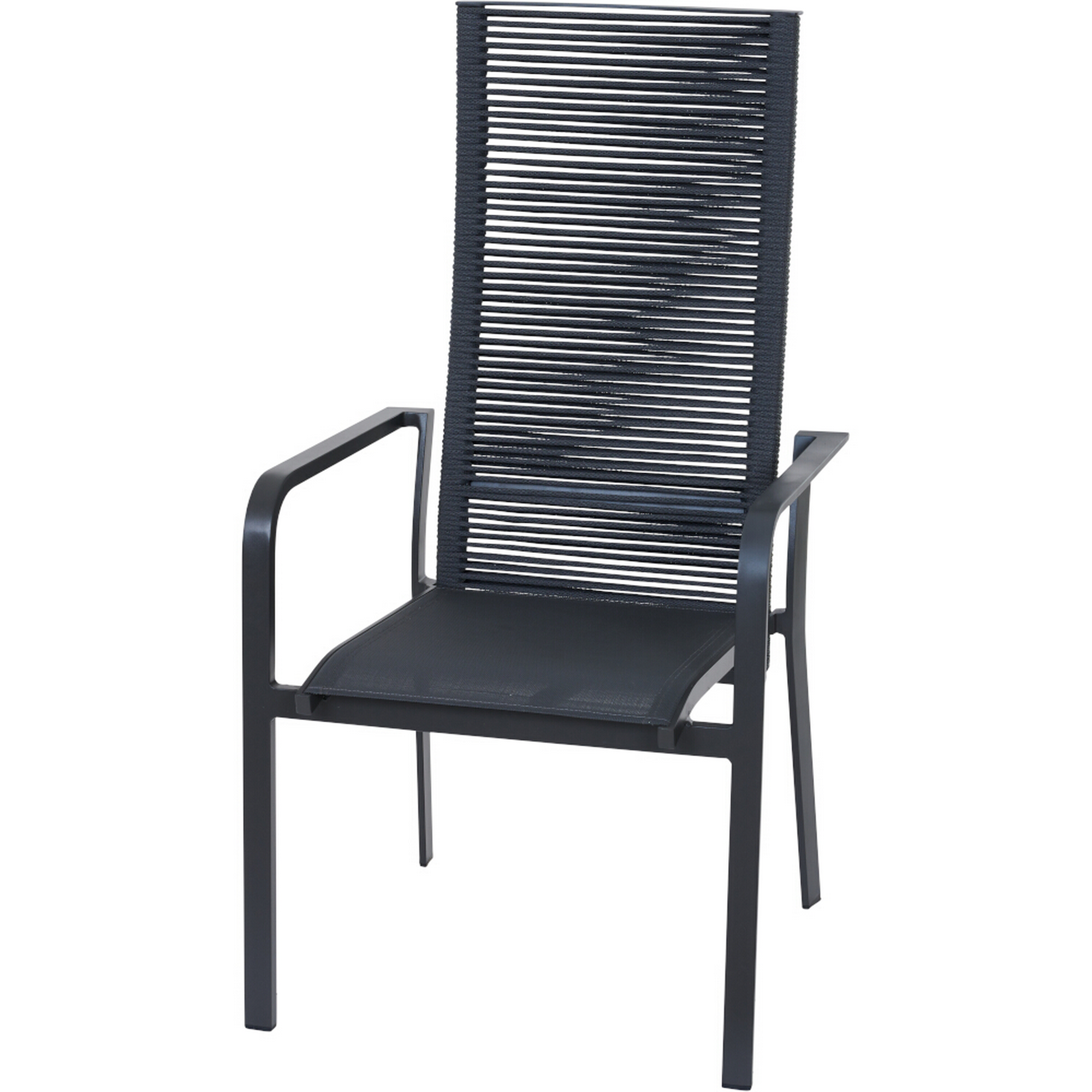 Sessel 'Carlton' anthrazit/matt 52 x 113 x 63 cm