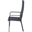 Sessel 'Carlton' anthrazit/matt 52 x 113 x 63 cm