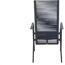 Gartenstuhl 'Carlton' stapelbar Aluminium anthrazit 60 x 113 x 63 cm