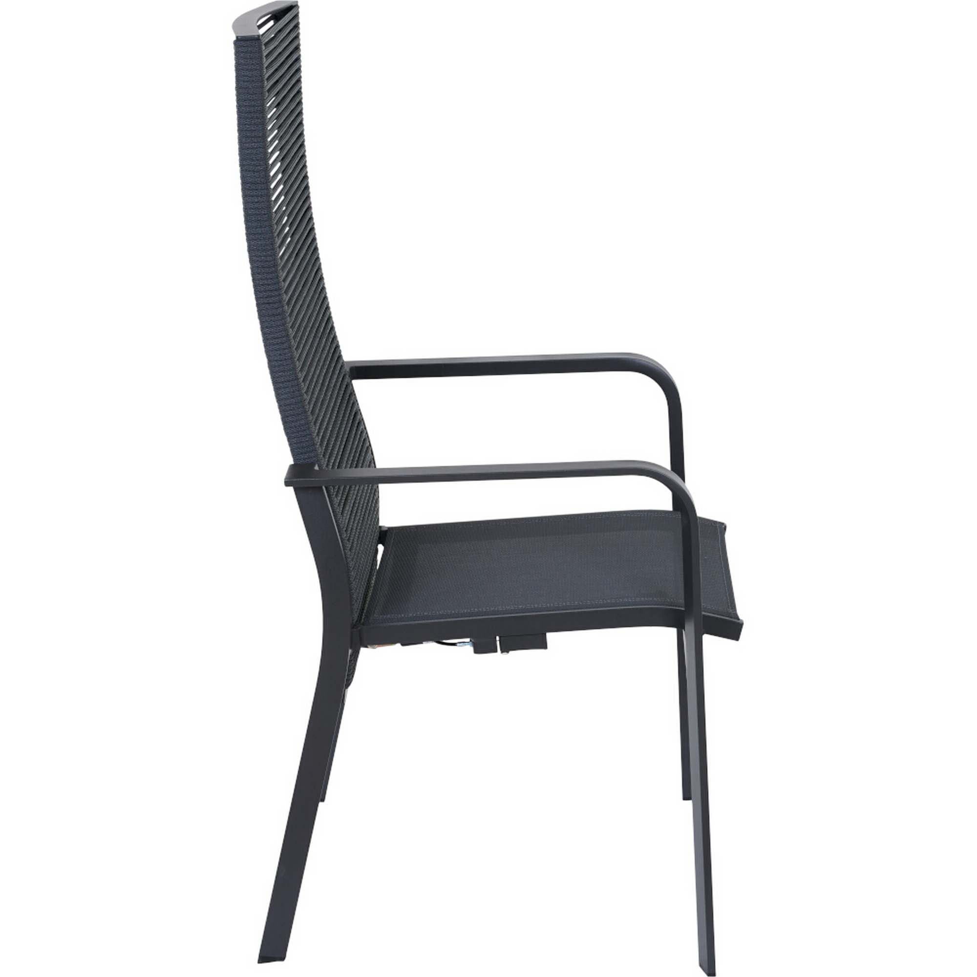 Sessel 'Carlton' anthrazit/matt 52 x 113 x 63 cm