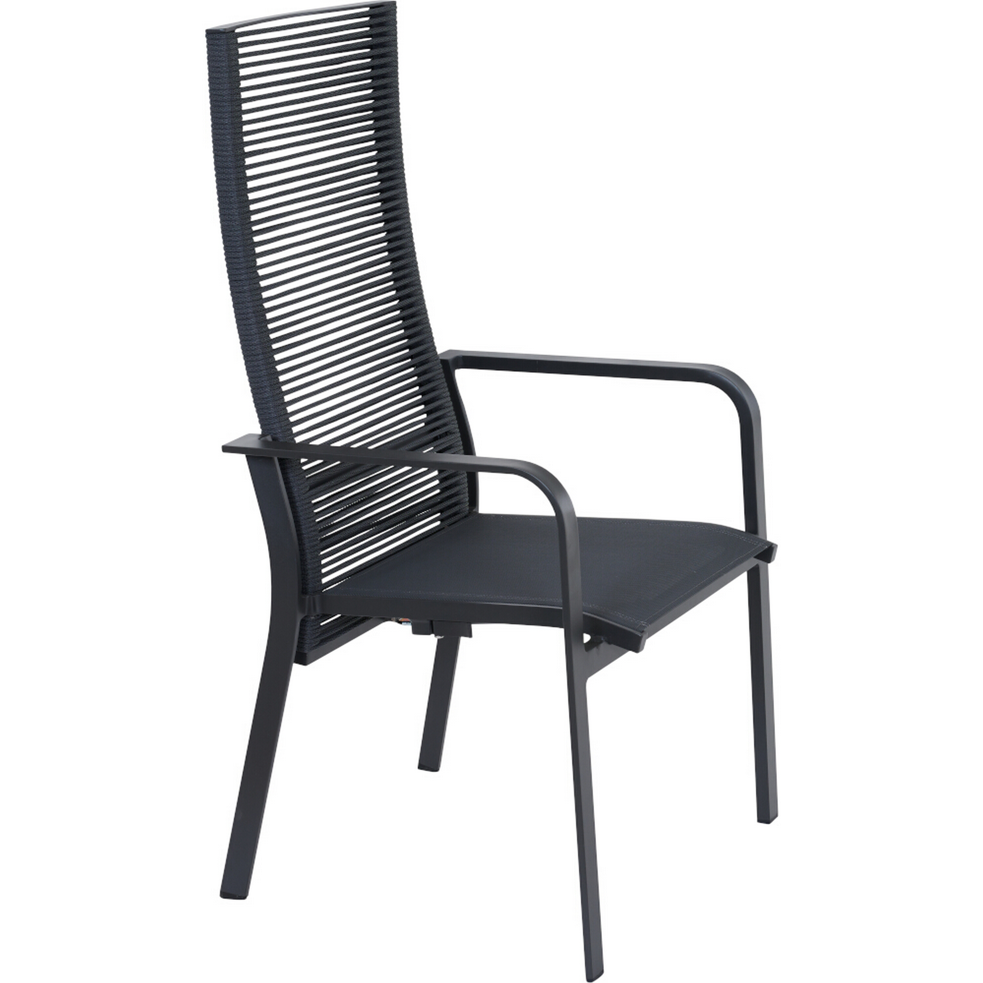Sessel 'Carlton' anthrazit/matt 52 x 113 x 63 cm