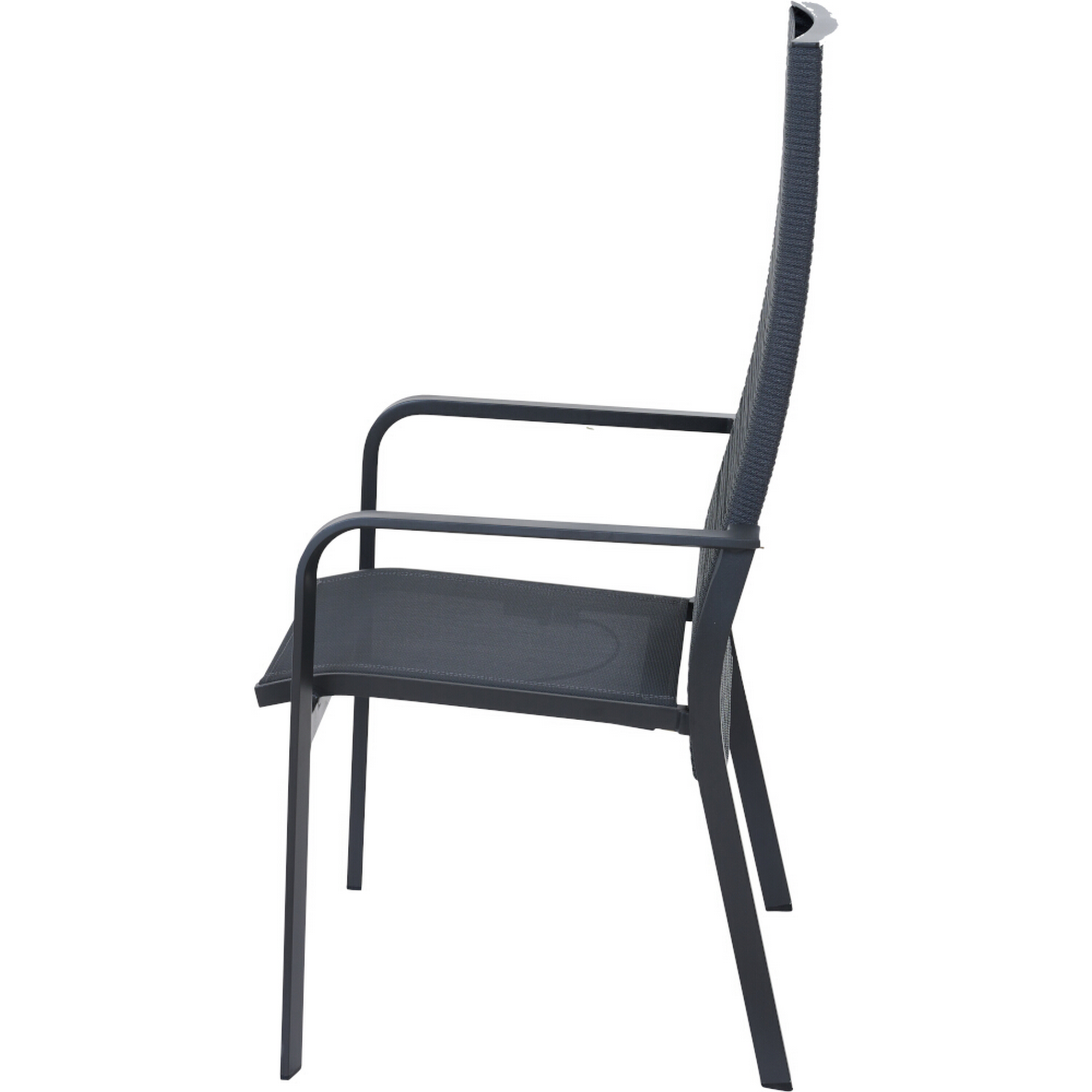 Sessel 'Carlton' anthrazit/matt 52 x 113 x 63 cm