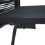 Gartenstuhl 'Carlton' stapelbar Aluminium anthrazit 60 x 113 x 63 cm