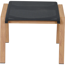Hocker 'Catania' teakfarben 44 x 57 cm