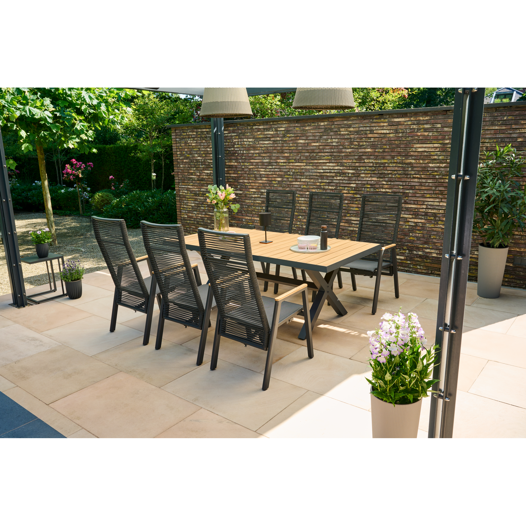 Sessel 'Bologna' anthrazit/matt 46 x 113 x 77 cm