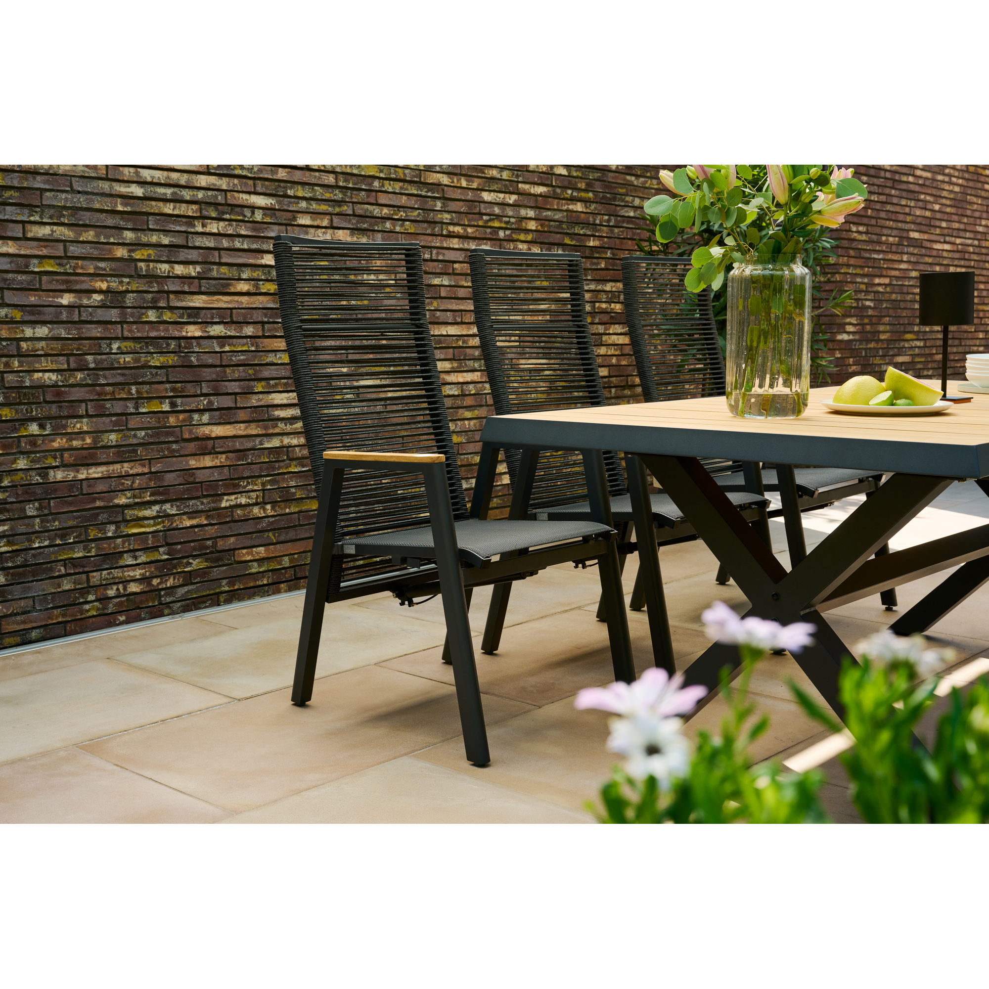 Sessel 'Bologna' anthrazit/matt 46 x 113 x 77 cm