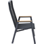 Sessel 'Bologna' anthrazit/matt 46 x 113 x 77 cm